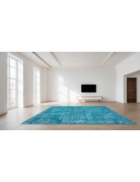 Blauw Turkije Vintage Tapijt 283 x 193 cm - view 1