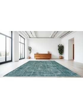 Groen Turkije Vintage Tapijt  384 x 237 cm