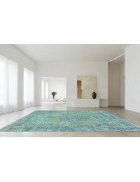 Blau Türkei Vintage Teppich  324 x 205 cm