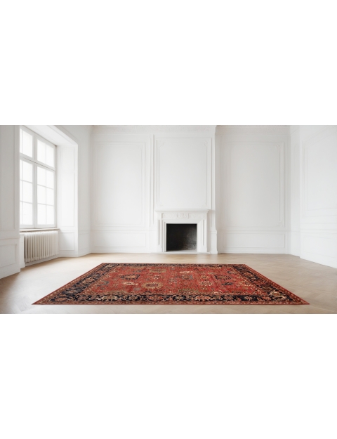 Red Pakistan Ziegler Carpet 293 x 244 cm - view 1