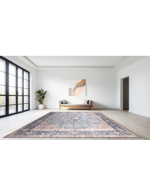 Blue Pakistan Persian Vintage Carpet 402 x 293 cm - view 1