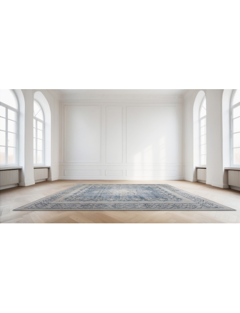 Blue Pakistan Persian Vintage Carpet 387 x 297 cm - view 1