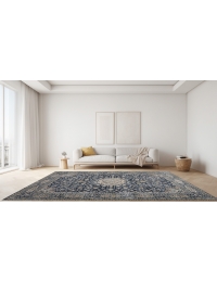 Blå persia Persisk vintage teppe 317 x 203 cm - view 1