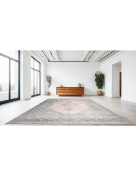 Beige Persan Tapis Persan vintage 375 x 275 cm - view 1