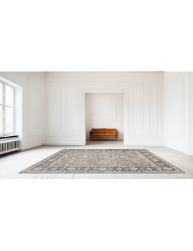 Grau Pakistan Ziegler Teppich 300 x 240 cm - view 1