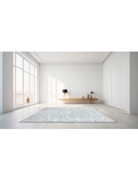 Blau Persien Persischer Vintage Teppich  293 x 197 cm