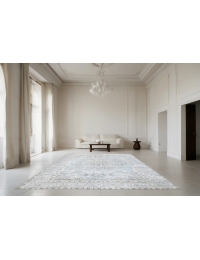 Blå Persien Persisk Vintagetæppe 279 x 204 cm - view 1