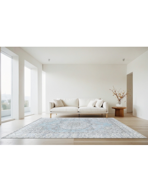 Blå Persien Persisk Vintagetæppe  270 x 201 cm