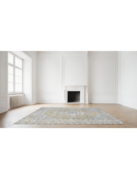 Beige Persien Persisk Vintagetæppe  276 x 192 cm