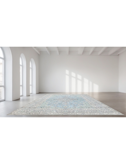 Blå Persien Persisk Vintagetæppe  341 x 247 cm