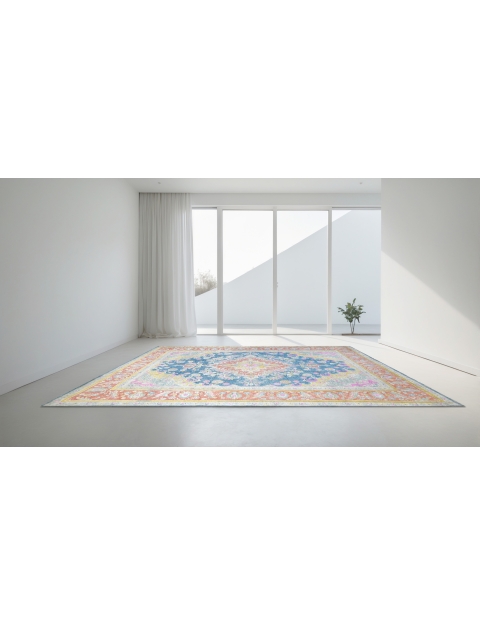 Blå Persien Persisk Vintagetæppe  400 x 307 cm