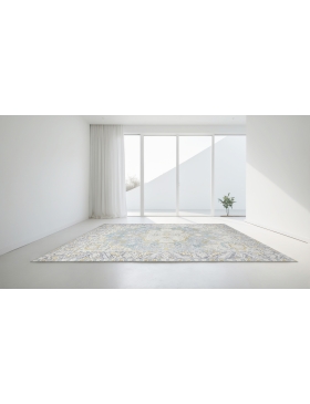 Blau Persien Persischer Vintage Teppich  274 x 194 cm