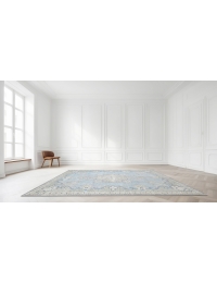 Blau Persien Persischer Vintage Teppich  326 x 223 cm