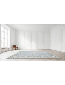 Blau Persien Persischer Vintage Teppich  326 x 223 cm