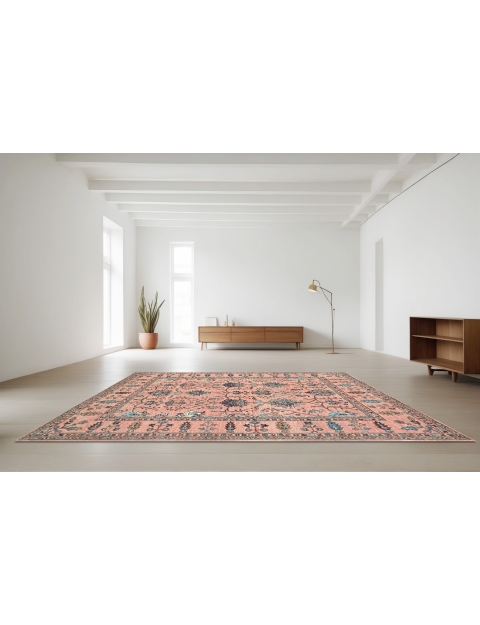 Rosa Afghanistan Ziegler Teppich  253 x 177 cm