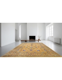 Geel Afghanistan Ziegler Tapijt 417 x 306 cm - view 1
