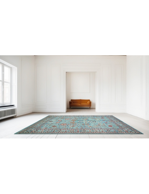 Blau Afghanistan Ziegler Teppich  273 x 180 cm