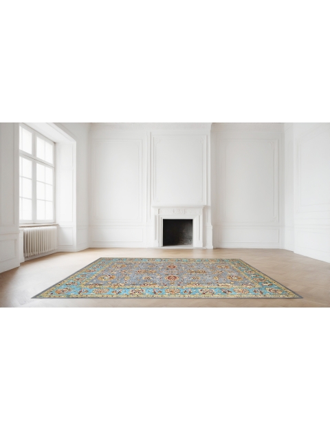 Blau Afghanistan Ziegler Teppich  302 x 203 cm