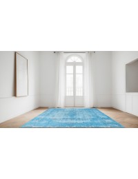 Bleu Persan Tapis Persan vintage  350 x 282 cm