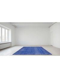 Blå Tyrkiet Vintage Tæppe 200 x 200 cm - view 4