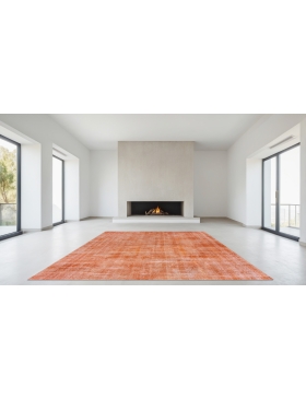 Orange Turc Tapis Persan vintage 300 x 251 cm - view 4