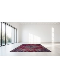 Purple  Persia Persian Vintage Carpet  221 x 221 cm