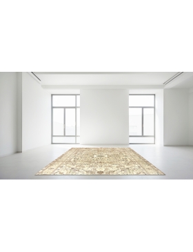 Beige Persien Persischer Vintage Teppich 197 x 197 cm - view 2
