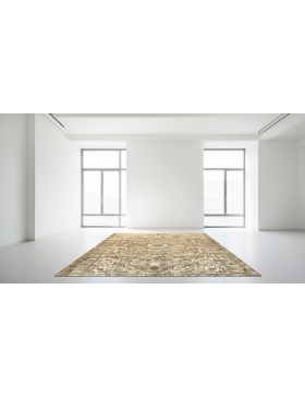 Beige Persan Tapis vintage 250 x 202 cm - view 2