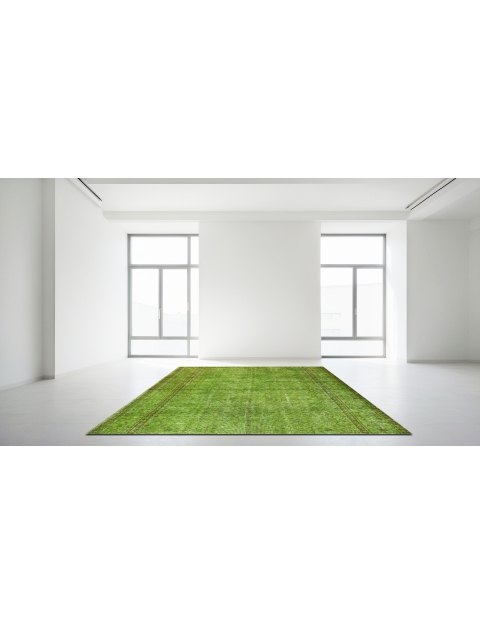 Groen Turkije Vintage Tapijt 168 x 168 cm - view 1
