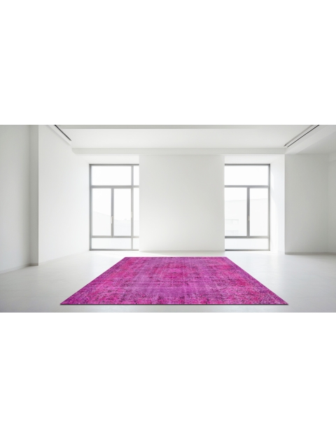 Purper Turkije Vintage Tapijt  192 x 192 cm - view 1