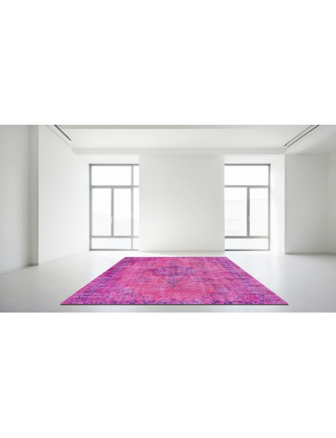 Roze Turkije Vintage Tapijt 250 x 180 cm - view 1