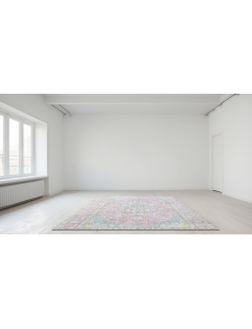 Grau Persien Persischer Vintage Teppich 192 x 192 cm - view 1