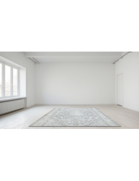 Blau Persien Persischer Vintage Teppich 239 x 239 cm - view 1