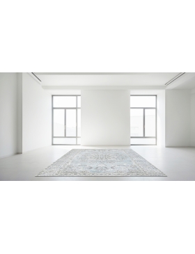 Azul Persia Alfombra persa vintage 250 x 204 cm - view 1