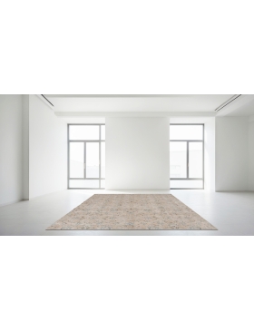 Beige Pakistan Persisk vintage matta 173 x 173 cm - view 1