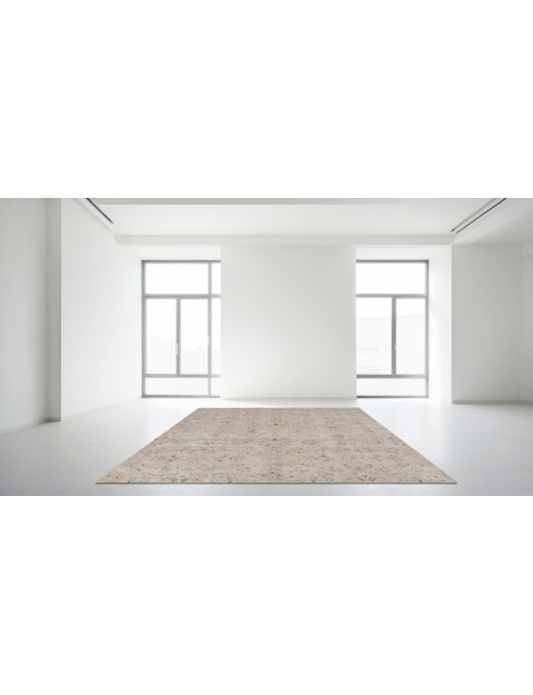 Beige Pakistan Perzisch Vintage Tapijt 173 x 173 cm - view 1