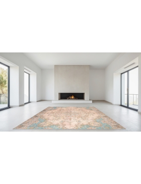 Beige Persan Tapis Persan vintage 274 x 274 cm - view 1