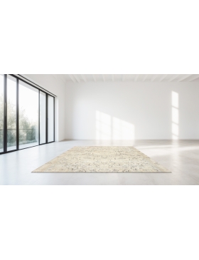 Beige Türkei Vintage Teppich 143 x 143 cm - view 1