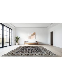 Blå Persien Kashan  370 x 272 cm