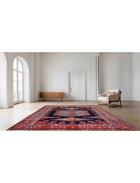 Blå Persien Vis Patina  338 x 238 cm