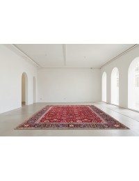 Rød persia Tabriz Patina  389 x 298 cm