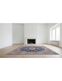 Blå Persien Khorasan Patina 300 x 194 cm - view 1