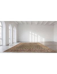 Braun Persien Kerman Patina  389 x 290 cm