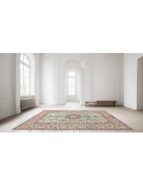 Vihreä Persia Kashmar Patina  296 x 196 cm