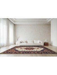 Blå persia Tabriz Patina  355 x 248 cm