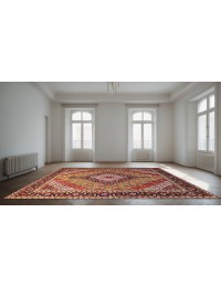 Multicolore Persan Tabriz Patina  386 x 298 cm