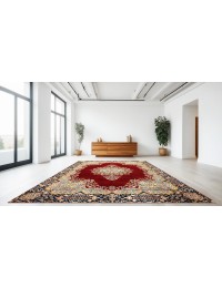 Röda Persien Kerman Patina  370 x 280 cm