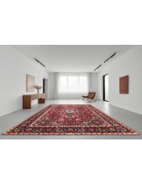 Rood Perzië Khorasan Patina 380 x 306 cm - view 1