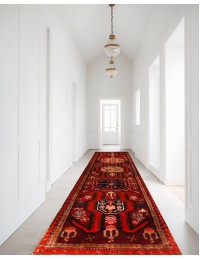 Röda Persien Ardebil Patina  272 x 76 cm