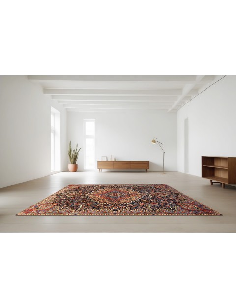 Sininen Persia Kashmar Patina  280 x 185 cm